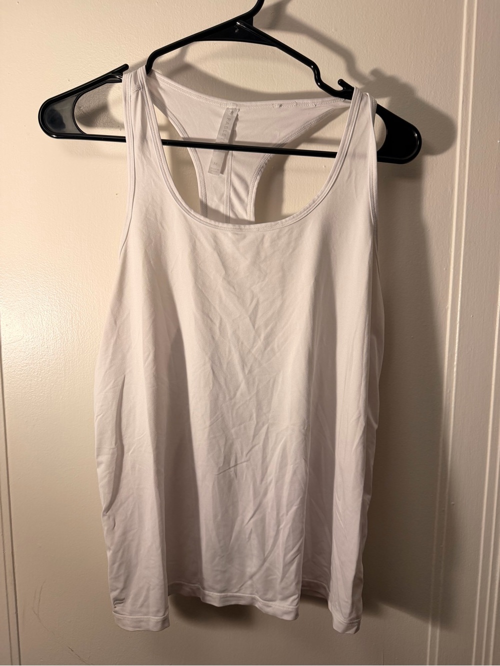 Fabletics White Racerback Tank Top